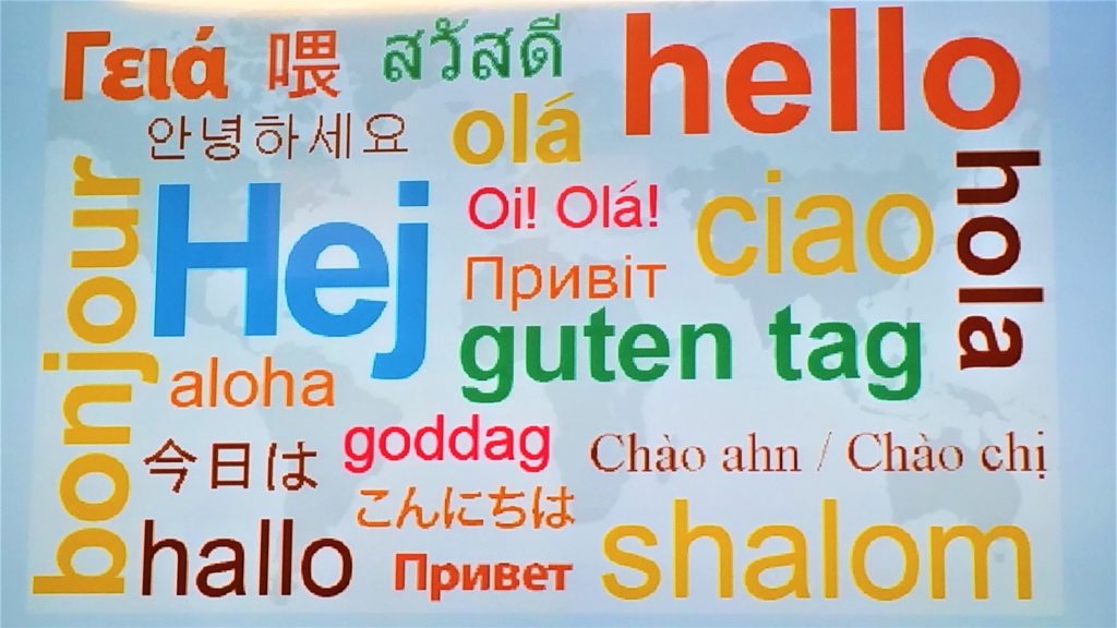 hello in different languages