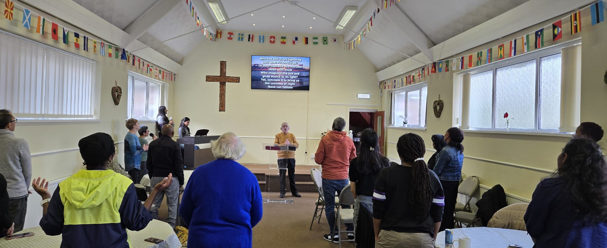 Fellowship time with coffee and refreshments