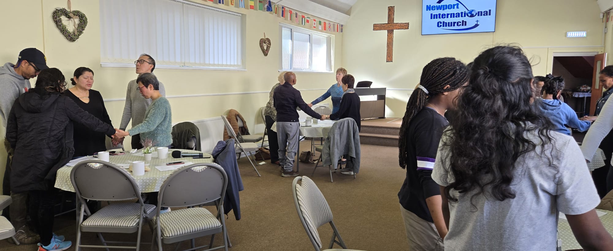 Fellowship time with coffee and refreshments