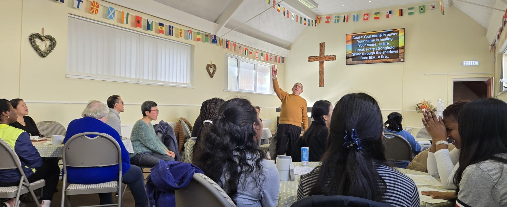 Fellowship time with coffee and refreshments